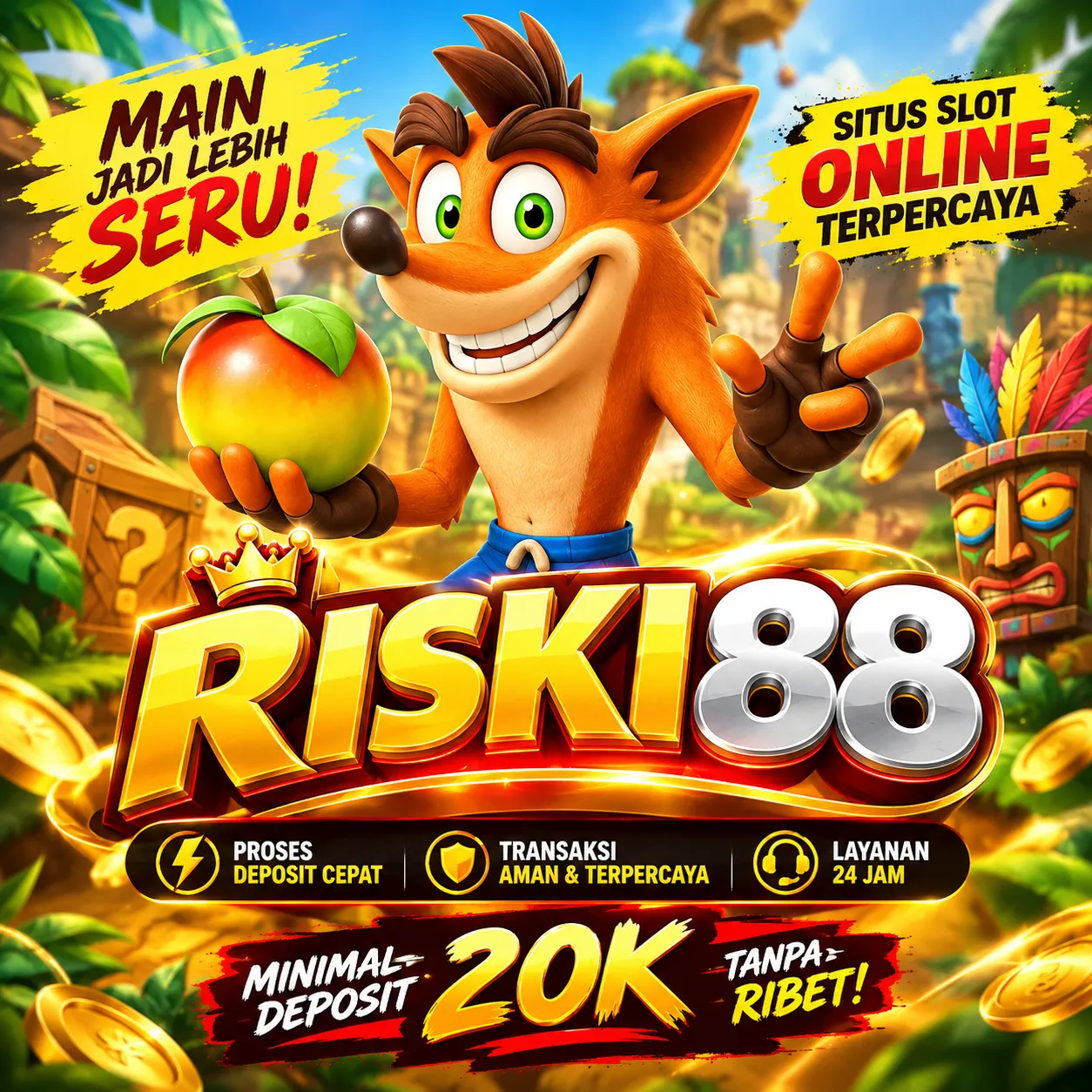 RISKI88 Banner